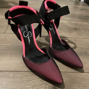 Brand new neon pink heels